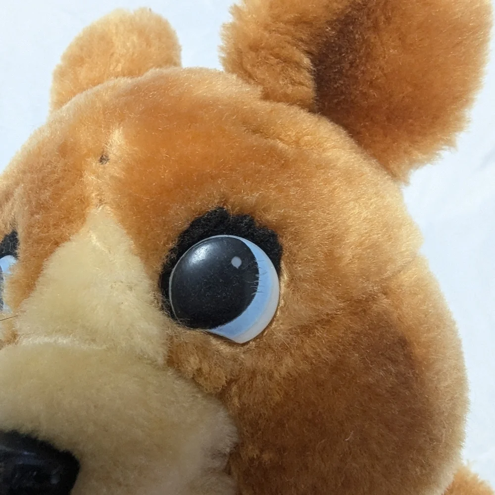 Vintage 1983 Hasbro Softies Kip Kangaroo Bright N' Bouncy Shirt Tales Plush